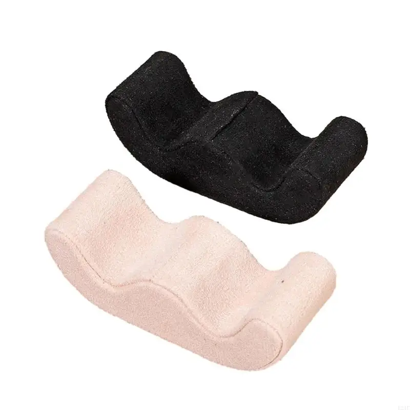 E21F Multi Functional Cushion for Jewelry Presentation Deer Skin Watch Pillow Soft Display Stand for Wristwatch Ornament