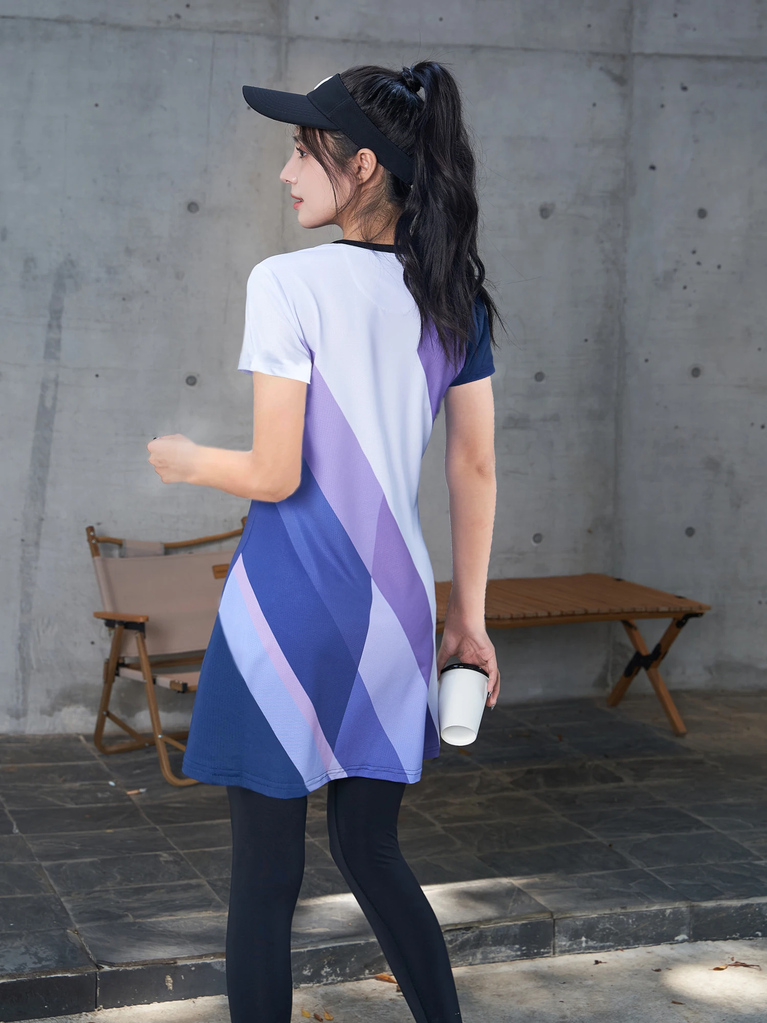 New Sport Woman Tennis Clothes Girls with Inner Shorts Ladies Badminton Dress Quick Dry Slim Workout Gym Outdoor Sportswear