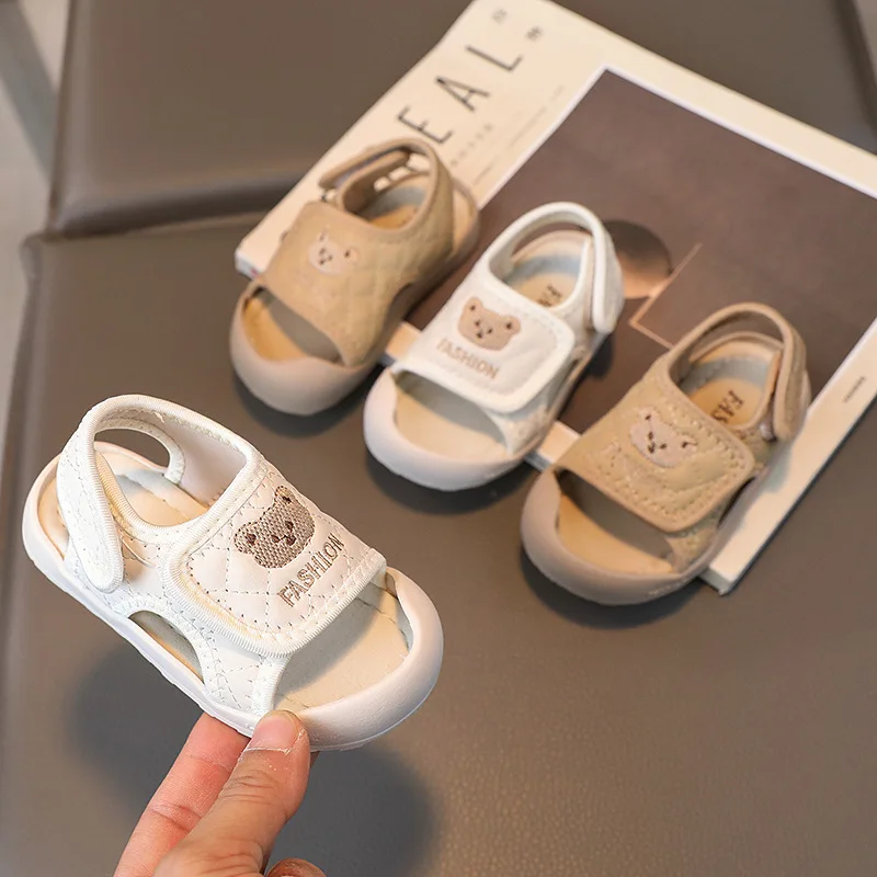 Children's Summer Beach Sandals - Fashionable Toes-Covered and Anti-Kick Design
