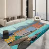 World City Travel Floor Mat Rectangle Anti-slip Home Soft Badmat Front Door Indoor Outdoor Mat Hotel Decor Mat 4