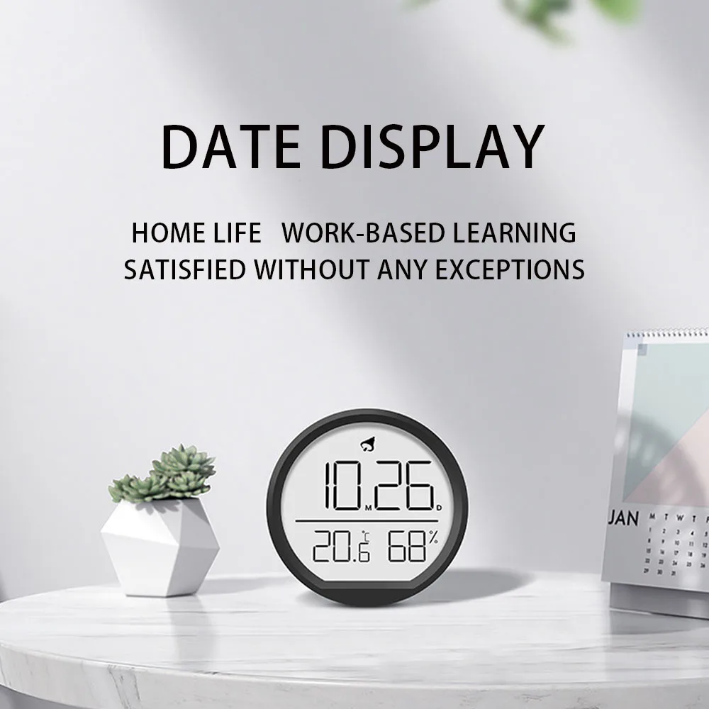 LED Digital Alarm Clock Electronic Digital Alarm Clock Screen Desktop for Home Office Backlight Temperature Display digital clock lcd digital clock