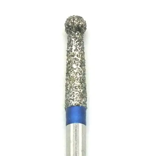 RESYDENT 6054M Dental Single-Use Round Diamond Bur, With Neck, 1 Pack, Endo Access FG Bur Multilayered coated Abrasive 3