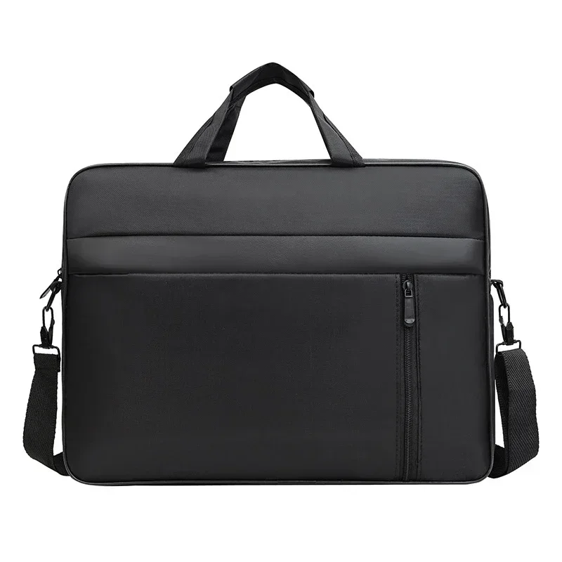 15.6 Inch Men's Handbag Laptop Bag Outdoor Business Trip Black Portable Large Capacity Computer Organizer Bag