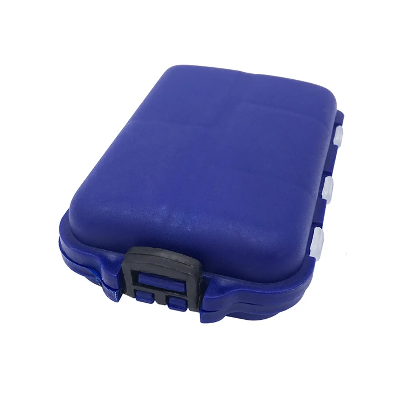 

Square Fishing Box 10 Compartments Pouch Storage Box Transparent Fishing Lure Spoon Hook Lure Tackle Box Fish Accessories Boxes