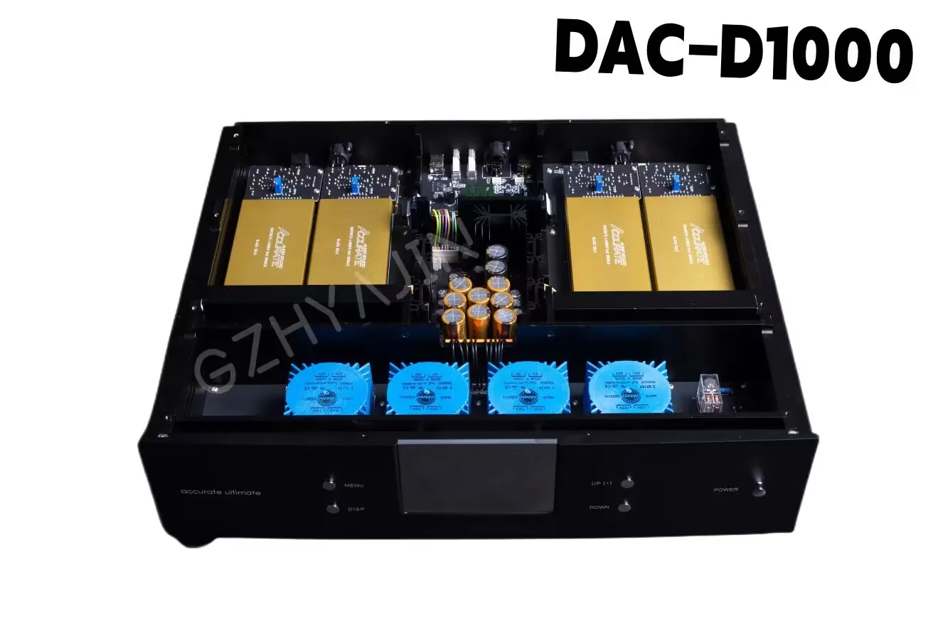 

Новейший точный аудио DAC-D1000 полностью дискретный декодер R2R DK декодер DSD512 USB DAC DK4.8 прошивка
