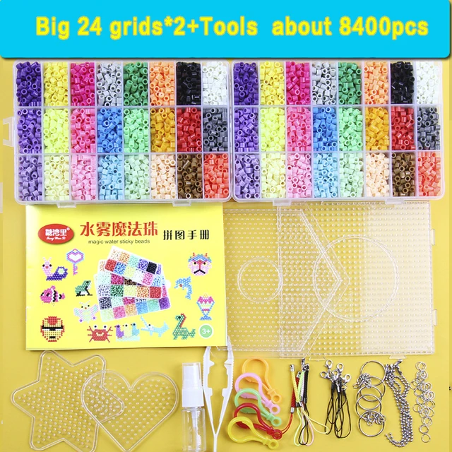 Perler kit Bead Kit 5mm Hama beads Whole Set with Tool Pegboard