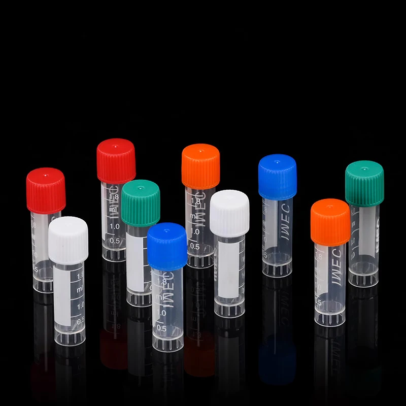 1.8ml PP IMEC Tube Cryo Tube Cryopreservation Laboratory Freezing Tubes Centrifuge for Lab Analysis With Screw Cap
