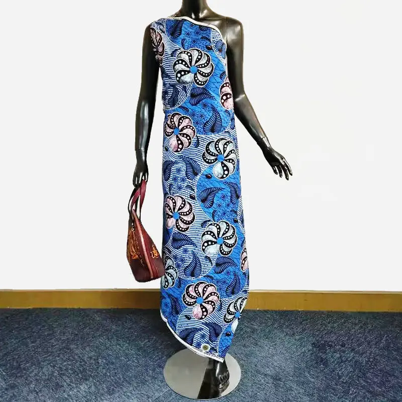 Wax Block Fabric Printing And Dyeing Cotton Textile For Making Clothing Item I4-1 Popular Design