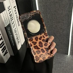 cassa telefono shockproof leopardata di lusso coreana