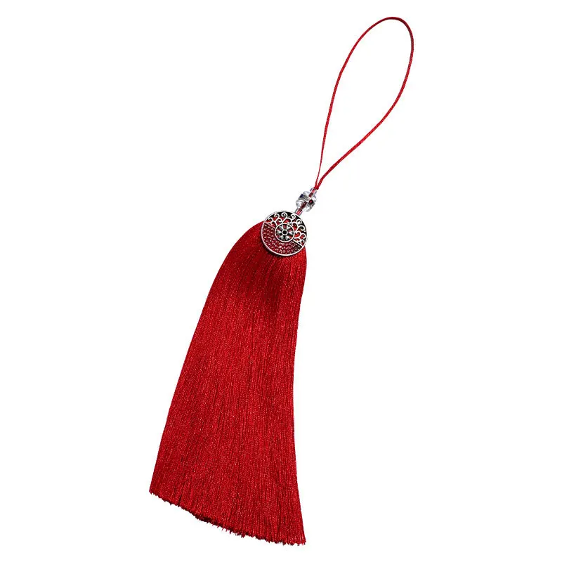 1PC 15cm Tibetan Honeysuckle Tassel Silk Tassel Fringe Curtains DIY Crafts Finding Pendants Jewelry Making Accessories Tassel Fringe Tassel Decoration Tassel Accessories Tassel Trim Mini Tassels Silky Floss Tassels Leather Tassels Fluorescent Tassels