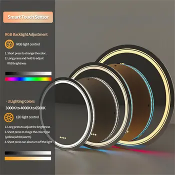 Round LED Bathroom Mirror - Image 5
