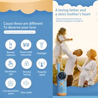 2PCS Kids Walkie Talkie LCD Screen LED Flashlight 22 Channels Intercom Distance 1.5-3KM Parent-child Interaction Christmas Gifts 2