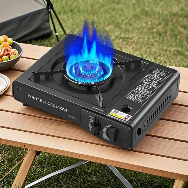 Cocina Portatil Portable Gas Stove With Case Automatic Ignition Precise Heat Control Camping And Outdoor Cooking