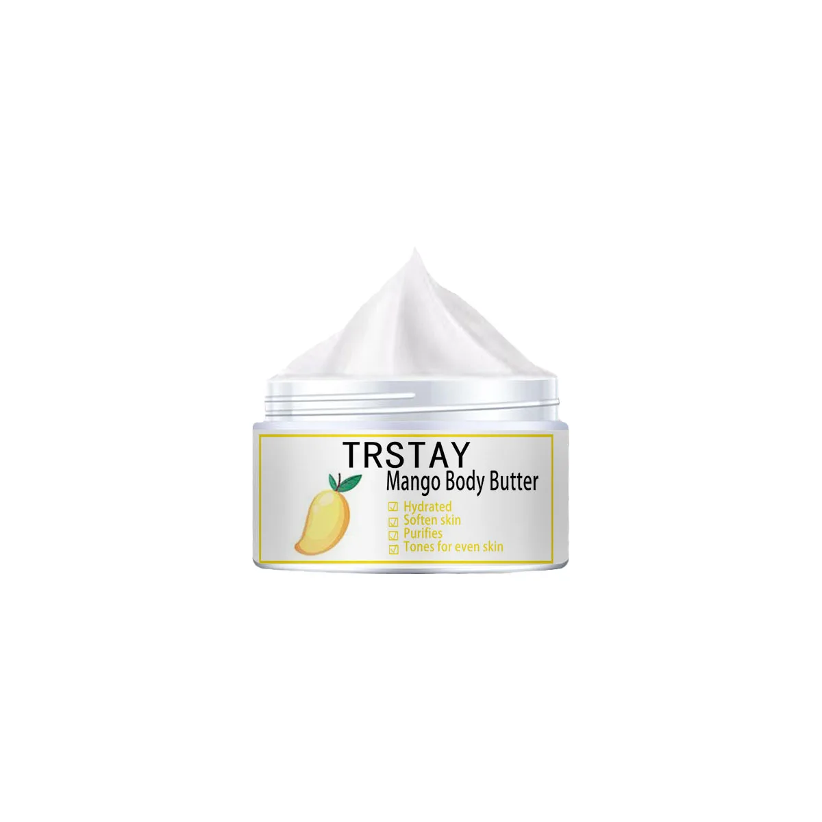 Mango Body Butter Cream Removes Dullness, Brightens Skin Tone, Soothes Dryness, and Makes Skin Delicate and Smooth 5