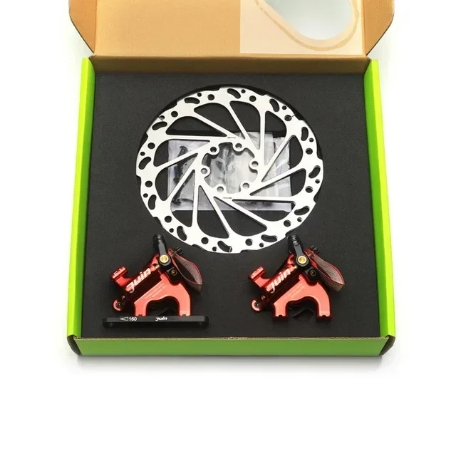 パーツ Juin TECH F-1 Disc Brake Juin Tech F1 bicycle disc brake caliper line pull hydraulic brakes