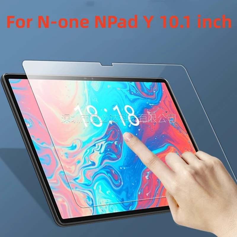 N-one NPad Y용 태블릿 풀 커버 강화 유리, 10.1 인치 화면 보호대 필름..