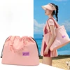 New Adult Single Shoulder Bag Memory Knitting Fabric Dry Wet Separate Swimming Gym Sports Fitness Toiletries Storage Organizer 1