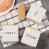 3Pcs Coffee Bean Storage Canisters Tea Sugar Vacuum Sealed Jars Iron Canisters Heat Kitchen Cream Can Airtight Lid 2