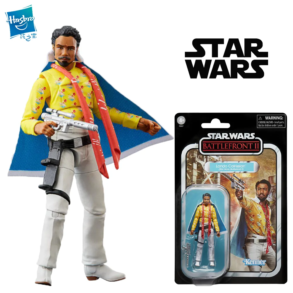 

Hasbro Star Wars The Vintage Collection Gaming Greats Lando Calrissian (Star Wars Battlefront II) Toy 3.75-Inch-Scale Figure