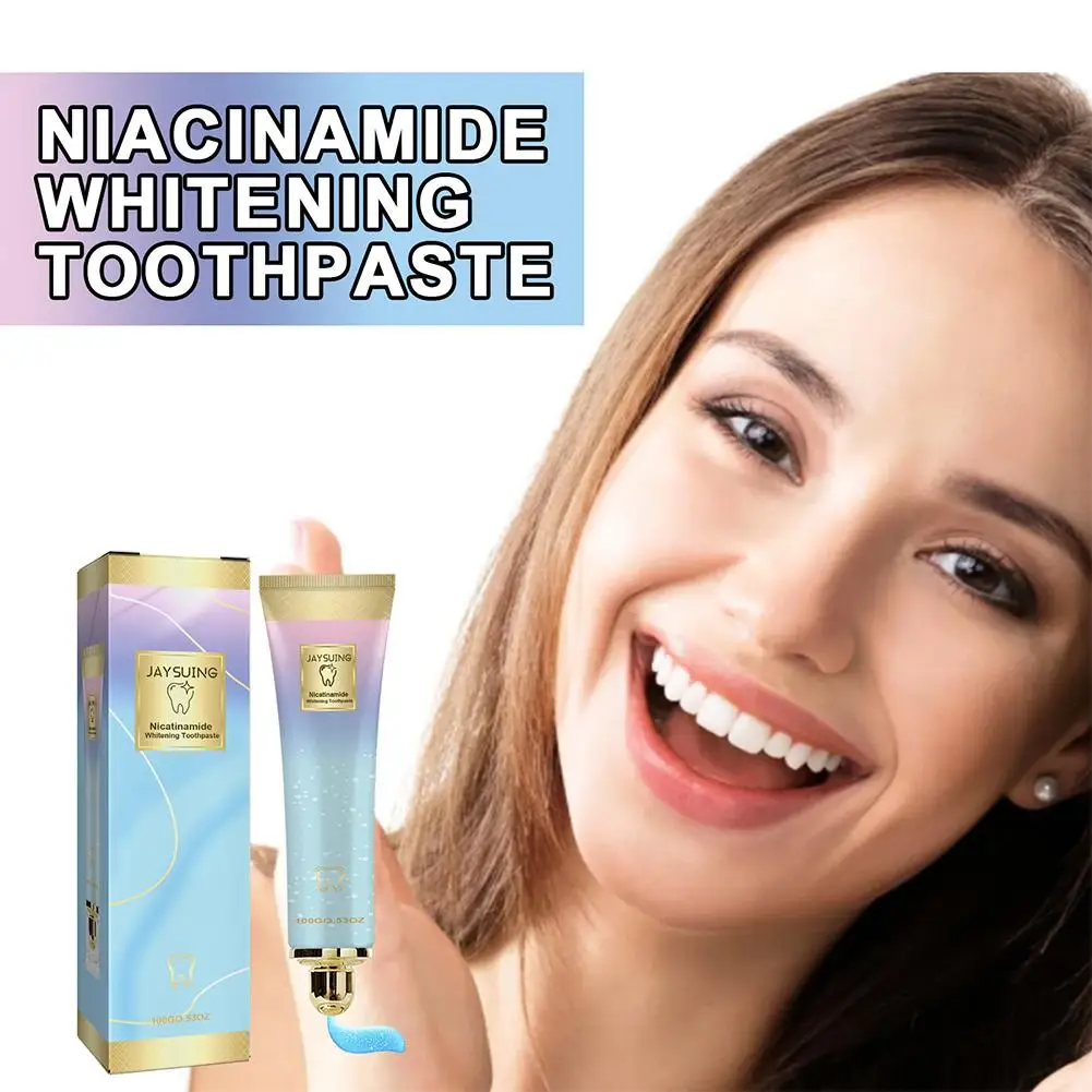 Teeth Whitening Product Niacinamide Whitening Toothpaste Oral Cleaning Teeth Teeth Refreshing Care Toothpaste Brighten Breath 100g Cleaning P7i0, teeth whitening product, teeth whitening essence, teeth health product