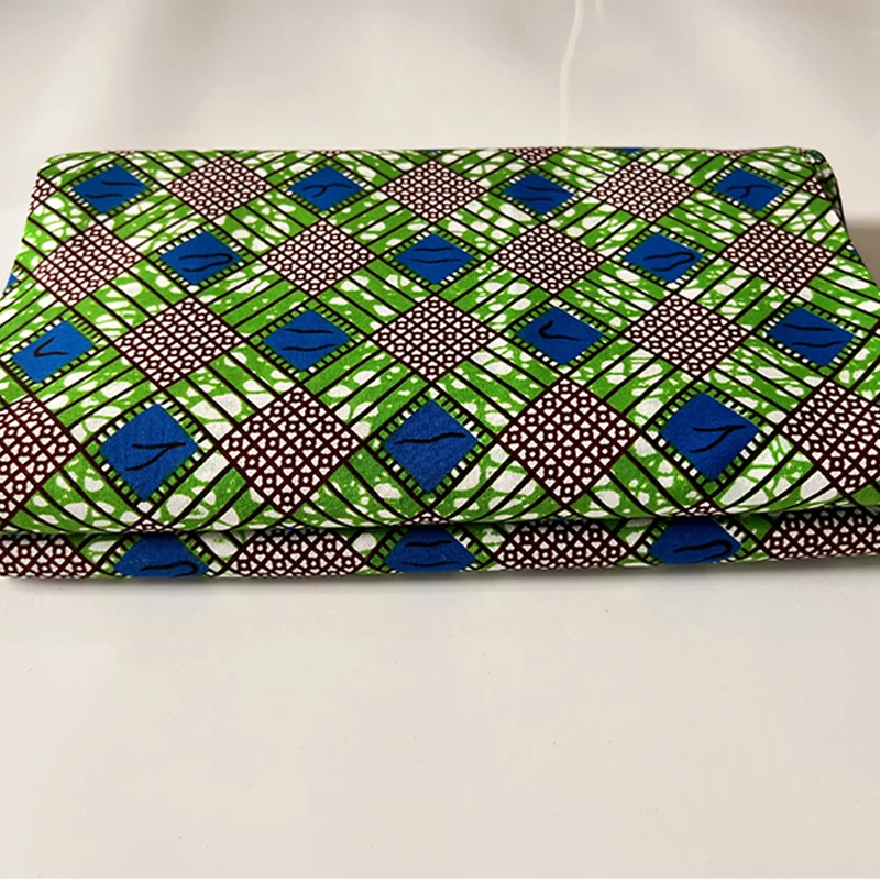 high quality cotton fabric African Holland wax Ankara wax fabric Ghana dress 6 yards