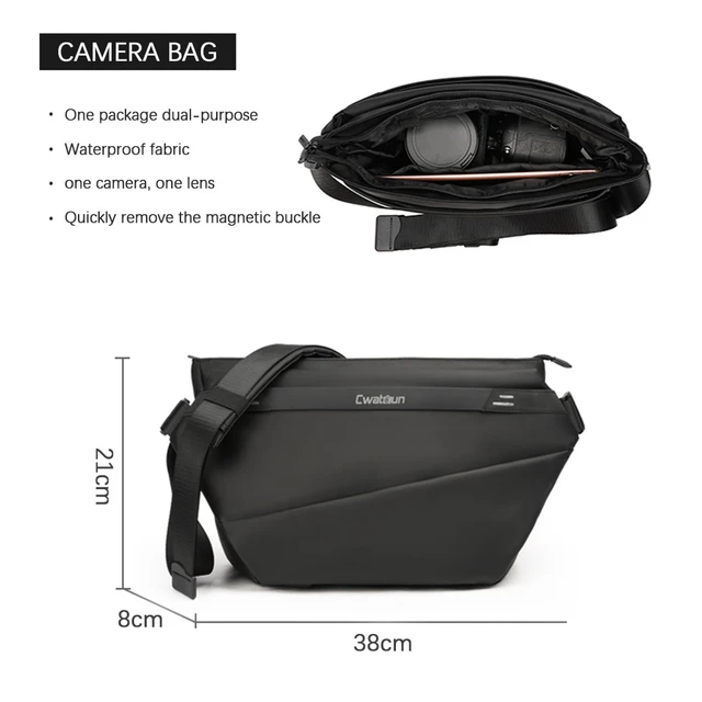 Organizador de mochila de nailon para mujer, bolsa de hombro, divisor  plegable - AliExpress