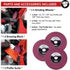 Professional Compact 120-Volt Bench Grinder Universal Saw Chain Sharpener for All Chainsaw Chains (410-120) 3