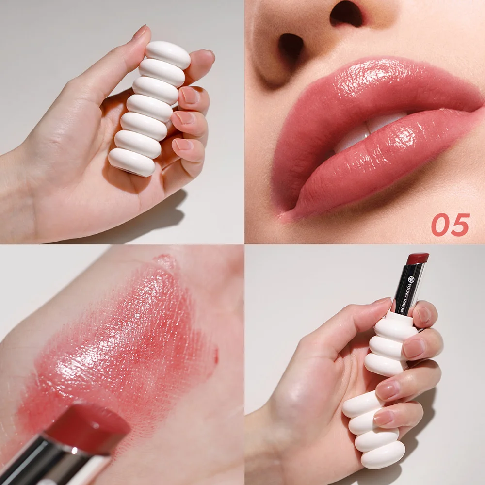 6 Colors Fine Shimmer Nourishing Light Lipstick Long Lasting Colors Easy to Apply Lip Moisturizing Lipstick