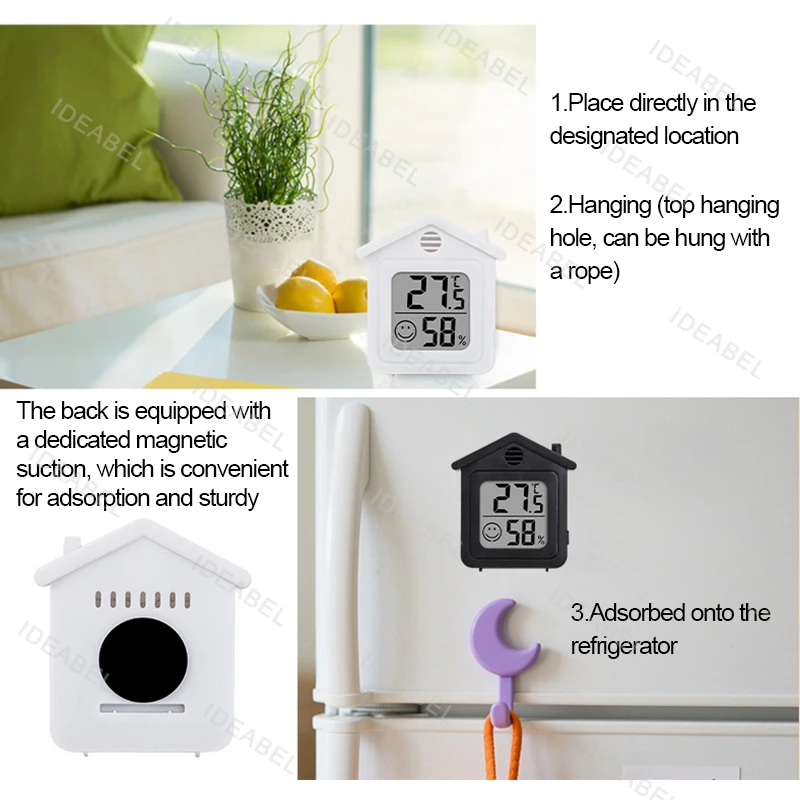 Digital Indoor Thermometer Hygrometer Temperature Humidity Meter