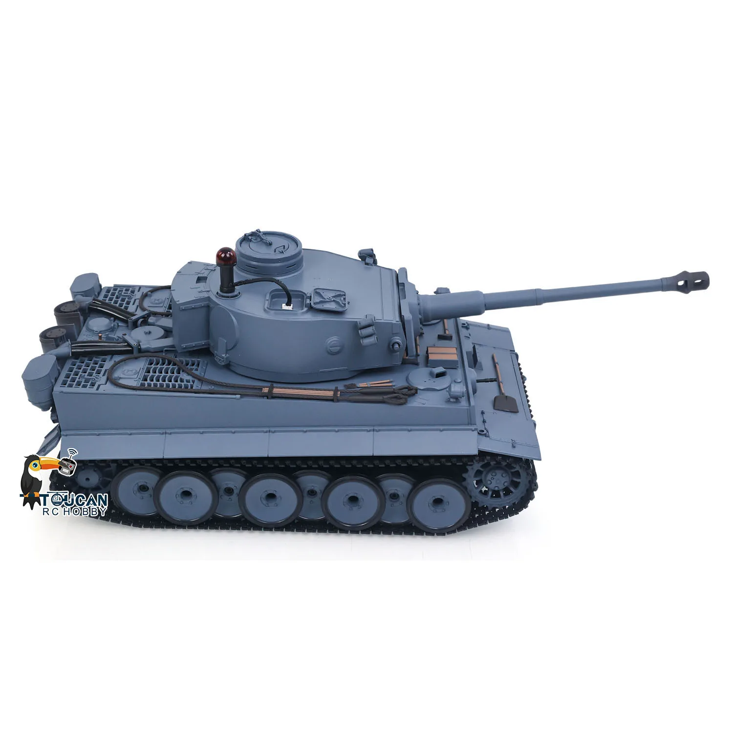 Char RC Tiger I 1/16 avec fumée, BB, combat IR - 2.4GHz