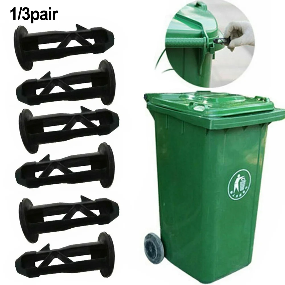 Trash Can Lid Parts Wheelie Bin Lid 67mm X 31mm Accessories Black Commercial For 240L Wheelie Trash Bins Household