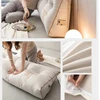 Nordic Removable Bedside Cushion Triangular Bed Backrests Large Pillows For Home Soft Backrest Pillow Cushions Headboard Cover 2