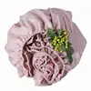1PC 100% Washed Linen Fitted Sheet Natural France Flax Bed Sheet Breatherable Ultra Soft Farmhouse Bedding Sheet 2