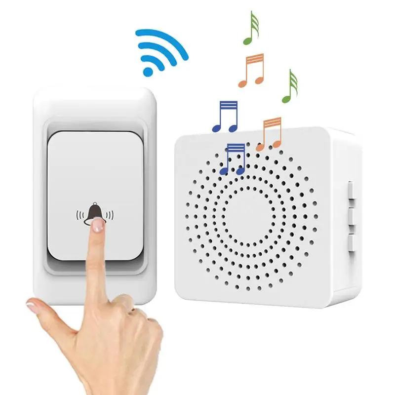 

Intelligent Home Welcome Doorbell USB Powered Wireless Doorbell Waterproof 38 Rings Smart Door Bell Chime New Foldable Doorbell
