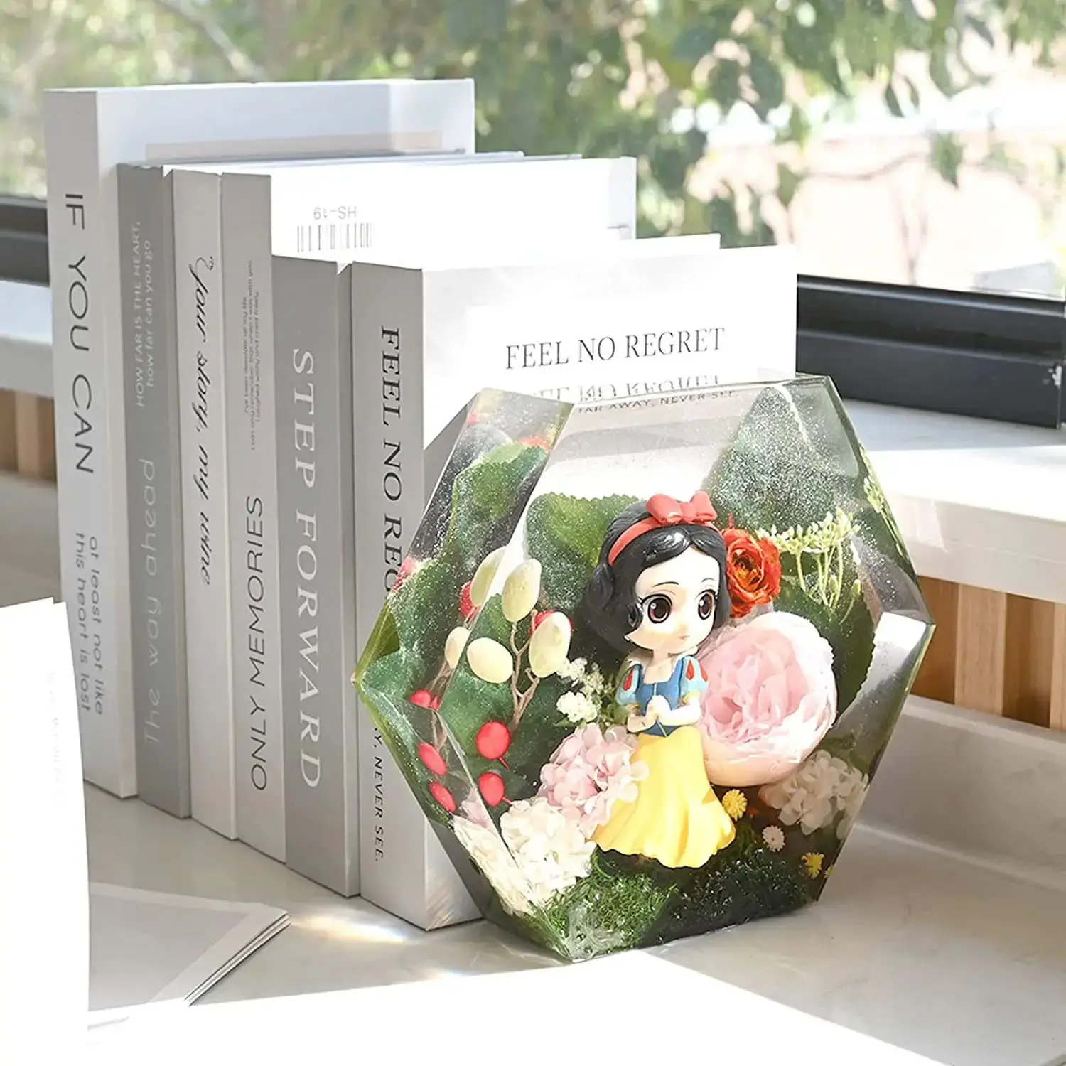 Large Silicone Molds Epoxy Resin Casting Mold Hexagon/Heart Shape Mould DIY Flower Preservation Craft Gift For Wedding Valentine