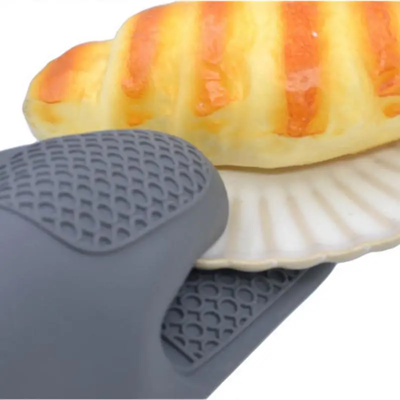 Silicone Hand Clip Kitchen Gloves Oven Mitts Anti-scald Heat Insulation