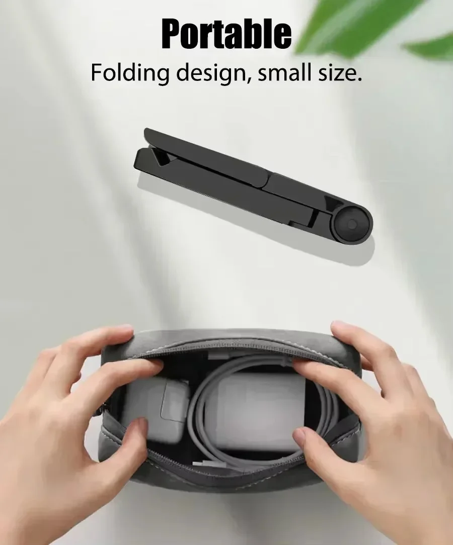 Foldable Tablet Mobile Phone Holder Portable Lazy Desktop Smartphone Stand For i