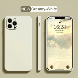 Premium Liquid Silicone Phone Case - Enhanced Protection and Sleek Design for iPhone 12 Mini (New white)