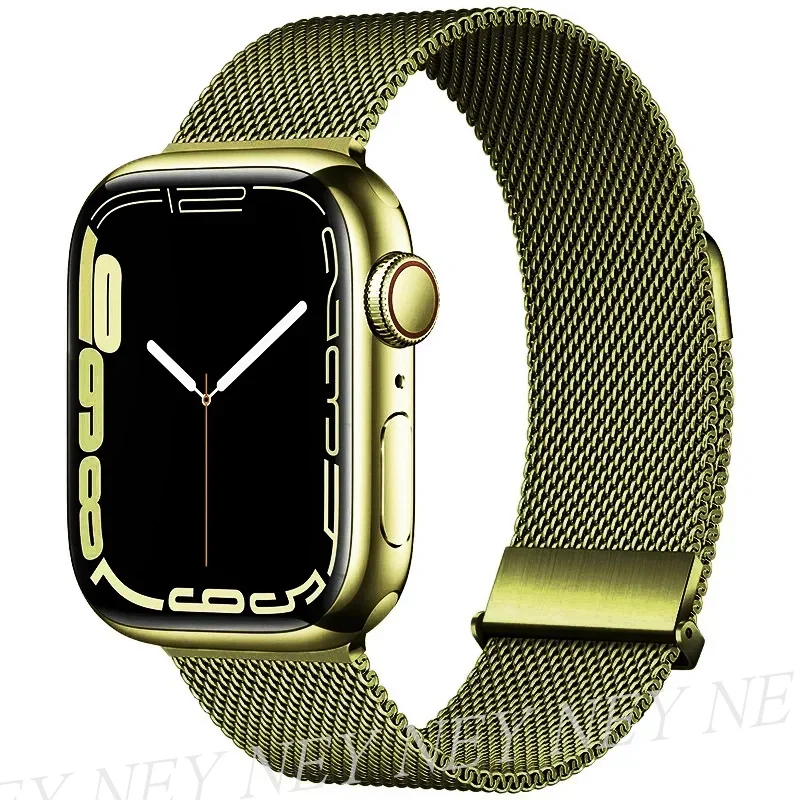 Elegant Milanese Loop Metal Watch Band Strap