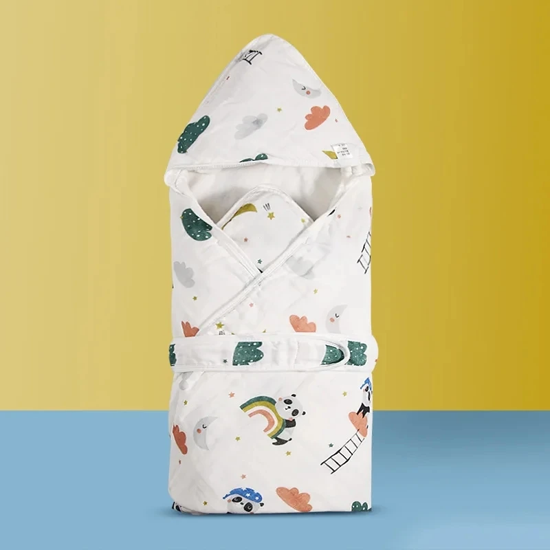 

Спальный мешок для новорожденных 85x85 см, Многофункциональный Детский хлопковый Воздухопроницаемый мешок для сна для мальчиков и девочек, весна-лето-осень