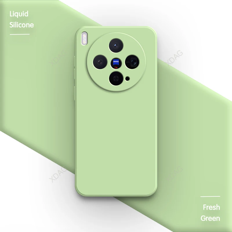 Premium Soft Silicone Classic Case with Original Square Liquid Camera Protection - High Quality Back Cover