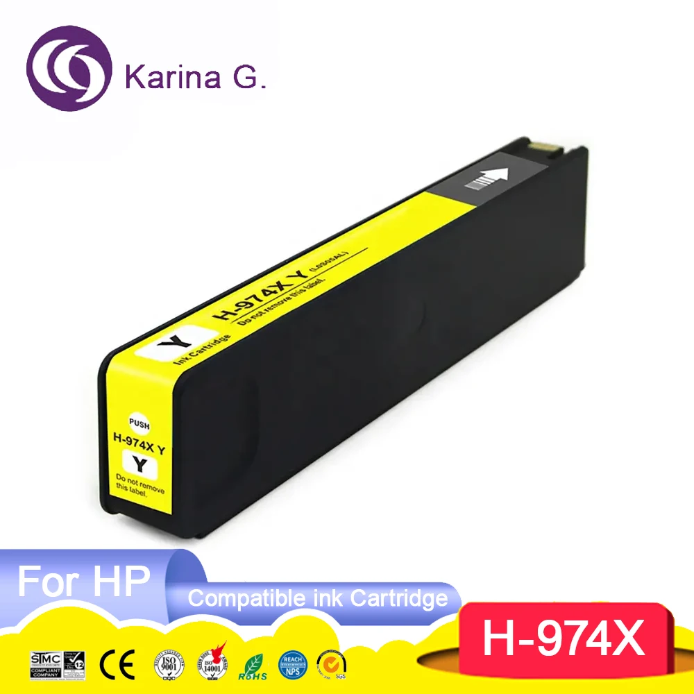 974 974X 974X Premium Compatible Ink Cartridge for PageWide Pro 452dw/477dw/552