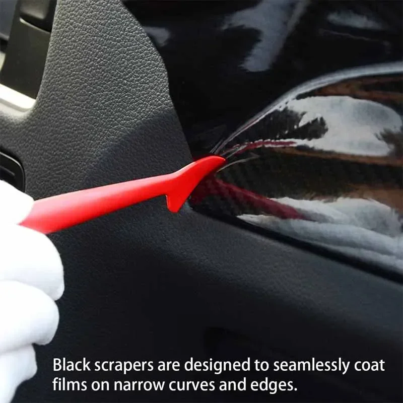 Car Film Trimming Tools Scraper Car Stickers Hardness Wrap Vinyl Tools Micro Squeegee Wrapping Scraper Micro Gasket Squeegee