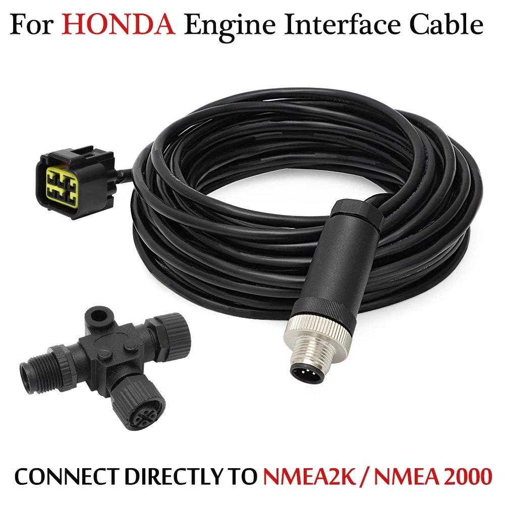 Cabo da relação do motor para o motor de popa de honda ao cabo de rede nmea2000 com conector 06653-zz3-760he do 