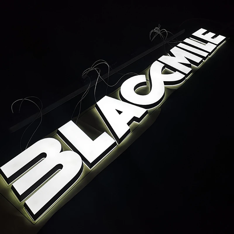 3D Banners Signboard Outdoor Acrylic Letter For Store Channel Letters 3D Led Shop Letters