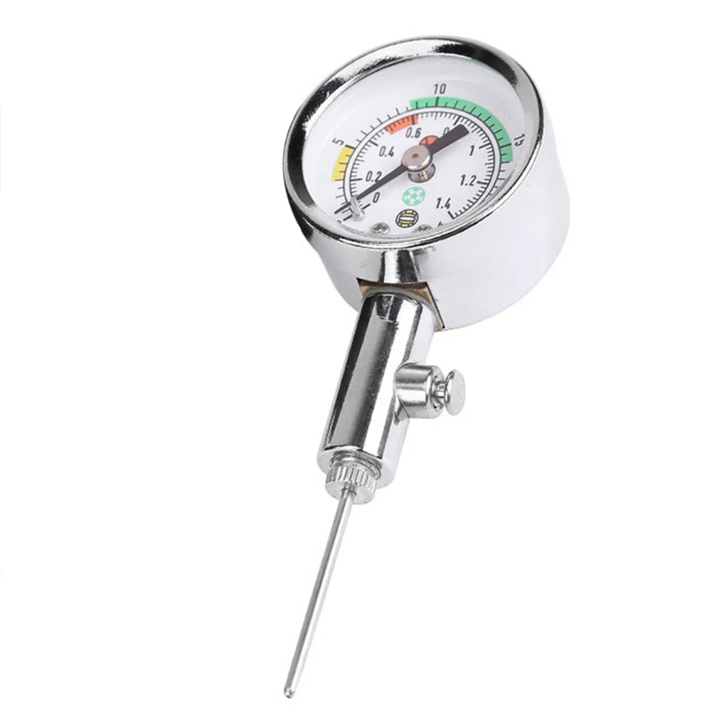 Ball Pressure Gauge Portable Football Barometer with Air Release Valve Inflatable Quick Sport Measuring Instruments