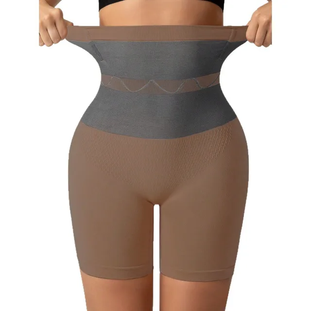 Culotte gainante taille haute sans coutures, respirante et douce pour la peau, effet push-up fessier, maintien abdominal renforcé, sculptante