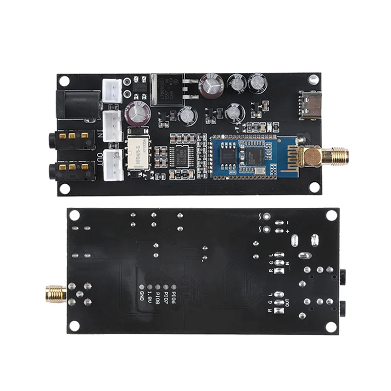 AA60-QCC3034 Bluetooth 5.1 APTX APTX-HD 무손실 디코딩 지원을 갖춘 수정된 증폭기 오디오 DIY 보드