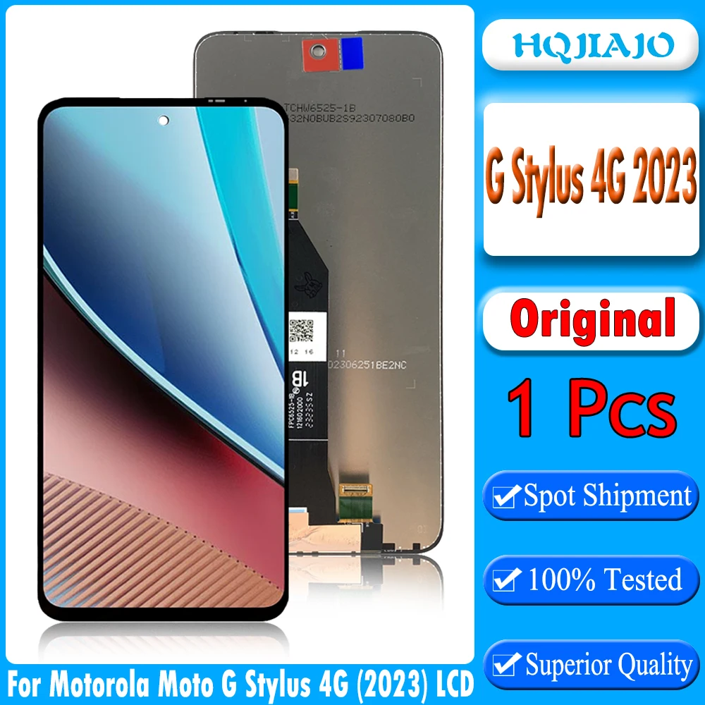 Schermo di ricambio per Motorola Moto G Stylus 4G 2023 XT2317-1 XT2317-2 XT2317-3 XT2317 Display LCD Touch Digitizer Assembly Ricambio 6,5 pollici (non per G Stylus 5G 2023 XT2315 Schermo di ricambio per Motorola Moto G Stylus 4G 2023 XT2317-1 XT2317-2 XT2317-3 XT2317 Display LCD Touch Digitizer Assembly Ricambio 6,5 pollici (non per G Stylus 5G 2023 XT2315