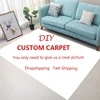 Custom Dropshipping Carpet for Living Room Home Decoration Sofa Table Large Area Rugs Non-slip Bathroom Floor Mat Alfombra 1